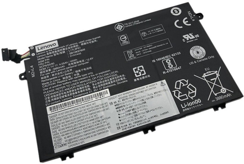 SOLUTIONS-365 L17L3P51 01AV445 R480 E480 E480 L17M3P51 01AV446 01AV448 Battery 3 Cell Laptop Battery