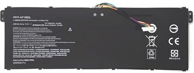 SNI Replacement Laptop Battery For ACER AP19B5L 4 Cell Laptop Battery