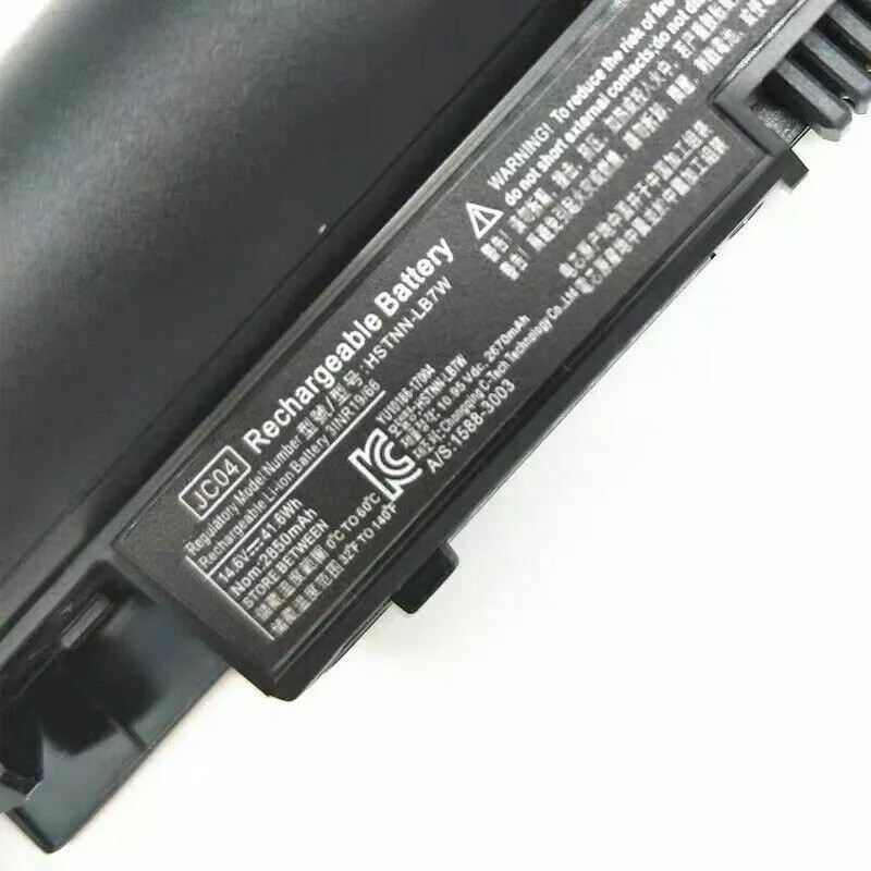 SOLUTIONS-365 Compatible JC04 battery for HP 15-bs0xx 15-bs1xx 15-bw0xx,15-bs015dx 15-bs060wm 15-bs013dx 15-bs038dx 15-bs020w 15-bw033wm 15-bw053od 15-bw011dx 15-bs115dx 15-bs113dx hstnn-lb7v 4 Cell Laptop Battery