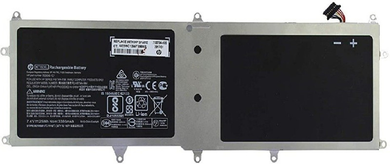 SOLUTIONS-365 KT02XL 25Wh / 7.4V 2‑Cell Replacement Battery for HP Pro X2 612 G1 Keyboard Base (Part Nos. HSTNN‑LB6F, HSTNN‑I19X, 753330‑421/01) 4 Cell Laptop Battery