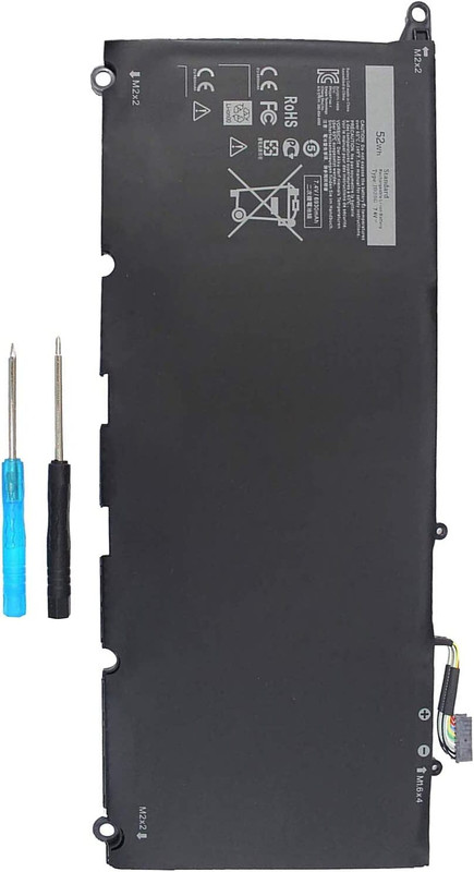 WEFLY Laptop Battery Compatible for JD25G XPS 13-9350-D3808TG, 4 Cell Laptop Battery
