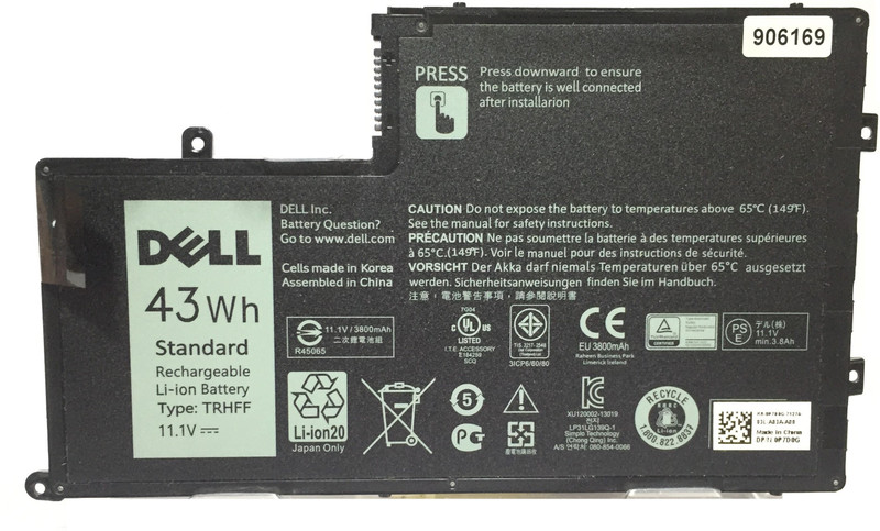 DELL Latitude 3450 3550 15 5542 5543 5545 5547 5548 5557 14 5442 5443 5445 5447 3 Cell Laptop Battery