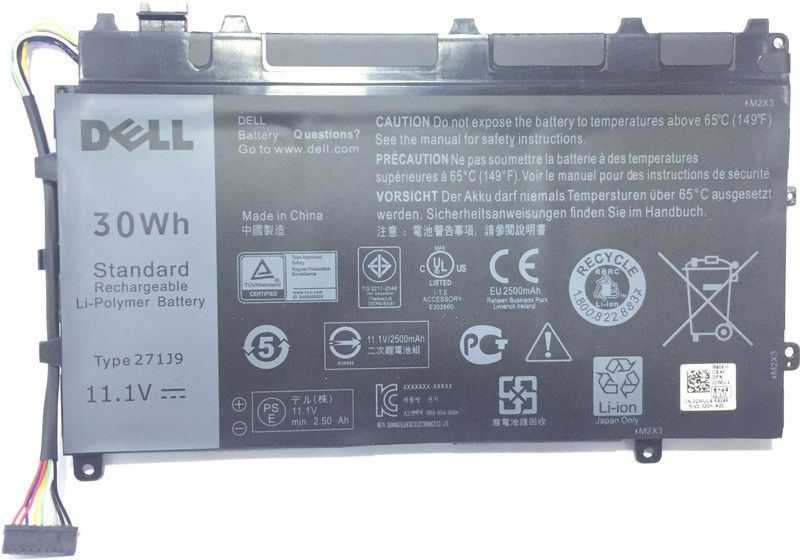 DELL 271J9 Laptop battery for Latitude 7350 13 7000 YX81V 3 Cell Laptop Battery