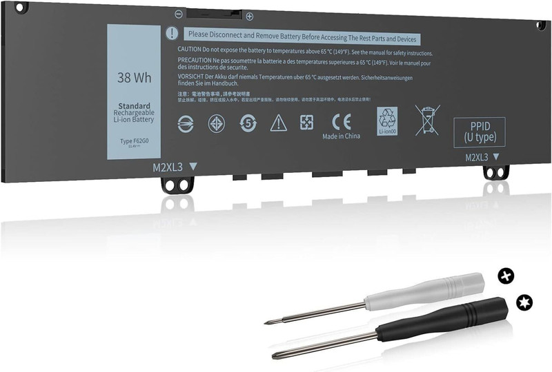 HEIGER Laptop Battery for 13 5370 7370 7373 7380 Vostro 13 F62G0 RPJC3 39DY5 3 Cell Laptop Battery