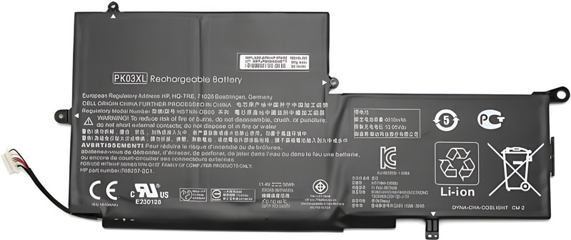 SOLUTIONS-365 Compatible PK03XL Battery For hp Spectre X360 13-4030CA L0Q58UA Spectre Pro X360 G2 1ES74EC Spectre X36013-4000NB Spectre X36013-4000NP 3 Cell Laptop Battery