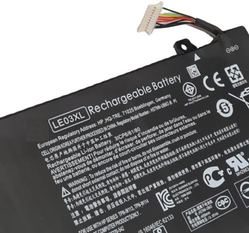 SOLUTIONS-365 Compatible LE03XL battery for hp Envy x360 796220-541 796220-831 796356-005 HSTNN-PB6M HSTNN-UB60 HSTNN-UB6O HSTNN-YB5Q TPN-W113 TPN-W114 TPN-W116 3 Cell Laptop Battery