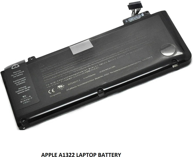 SOLUTIONS-365 COMPATIBLE A1322 LAPTOP BATTERY FOR APPLE MACBOOK PRO A1278 A1322 A1321 A1286 13" 2009-2012 YEAR 6 Cell Laptop Battery
