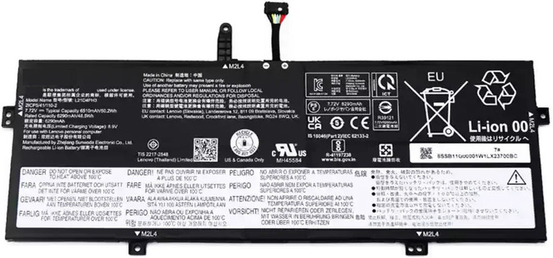 SOLUTIONS-365 COMPATIBLE L21C4PH3 BATTERY FOR LENOVO YOGA SLIM 7 CARBON 13IAP7 82U9003GPB 4 Cell Laptop Battery