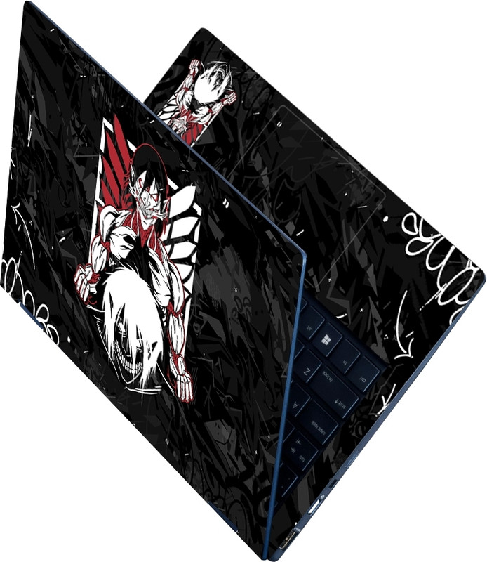 Anweshas Full Body Laptop Skin For 14 to 15.6 inch Laptop - OnePiece Anime Legendary DS80 Self Adhesive Stretched Vinyl Laptop Skin Compatible for 15.6 inch(Theme: Comics & Cartoons)