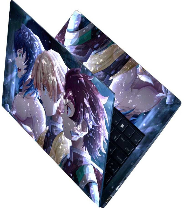 Anweshas Full Body Laptop Skin Sticker Size Upto 15.6 inches - Anime Cartoon One Piece Self Adhesive Vinyl Reusable Laptop Skin Compatible for 15.6 inch(Theme: Comics & Cartoons)
