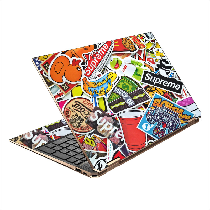 Sai Artss Krishna wallpaper sticker decals vinyl for laptop skin Vinyl Reusable Laptop Skin Compatible for 16 inch(Theme: Festivals & Occasions)