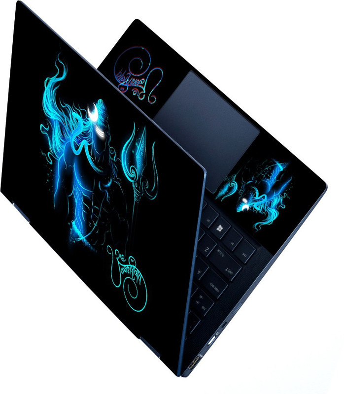 Techfit Full Panel Laptop Skin Sticker Vinyl Fits Size Upto 15.6 inches - Ideas Doodle Self Adhesive Vinyl Laptop Skin Compatible for 15.6 inch(Theme: NA)