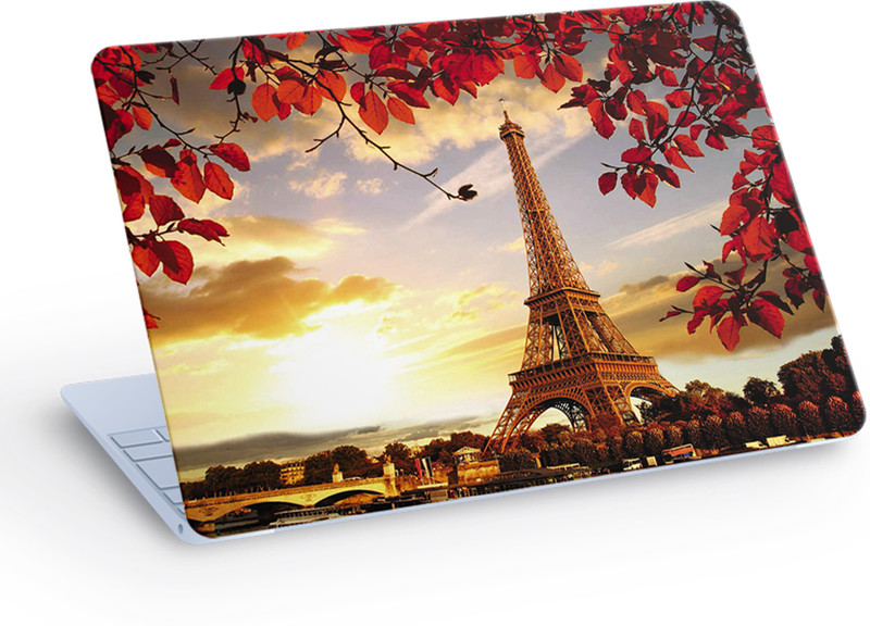 Inkykart D-177 Only Back Vinyl Laptop Skin/Sticker/Cover Laminated-Removable-HD Quality. Vinyl Laptop Skin Compatible for 15.6 inch(Theme: Illustrations)