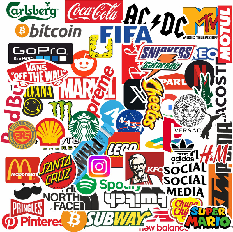 PRINTHUA Laptop Sticker for Programmer, Coder, Developers & IT Professionals Pack of 54 Vinyl Reusable Laptop Skin Compatible for 15.5 inch(Theme: Illustrations)