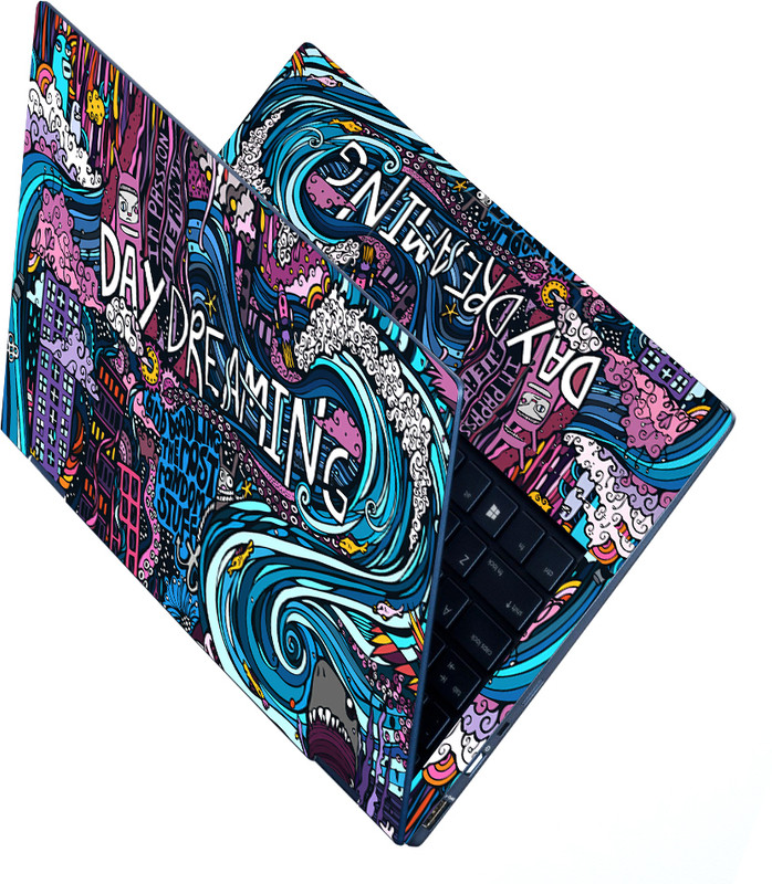 STICKER PRO Full Body Laptop Skin For 14 to 15.6 inch Laptop - Day Dreaming Stretched Vinyl Laptop Skin Compatible for 15.6 inch(Theme: Graffiti)