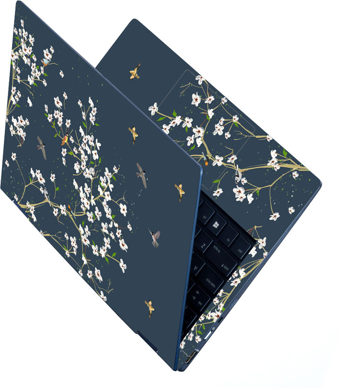 FineArts Full Body UV Laptop Skin For 15.6 inch - UV_Dear On Meatalic Rocks Self Adhesive Stretched Vinyl, Premium UV Inks Laptop Skin Compatible for 15.6 inch(Theme: Illustrations)