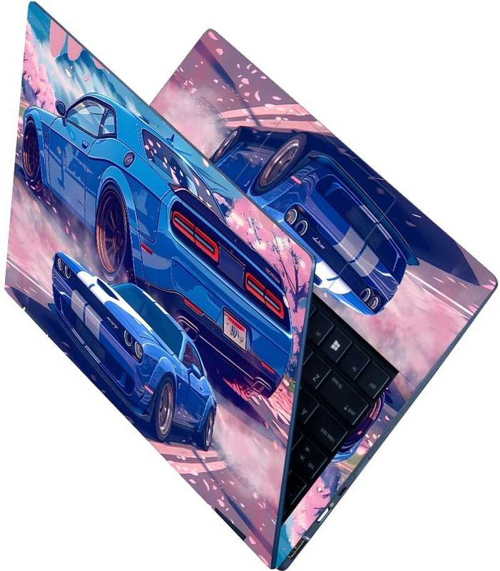 Flipkart SmartBuy Full Body Laptop Skin for Laptops Upto 15.6 Inch - Porsche 911 Silver SideView HD Sticker No Residue Removable Self Adhesive Vinyl Reusable Laptop Skin Compatible for 15.6 inch(Theme: Automobiles)