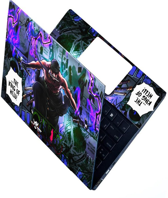Skinny Laptop Skin Quality Sticker for Laptops Upto 15.6"_Design_S26 Vinyl Reusable Laptop Skin Compatible for 15 inch(Theme: Superheroes)