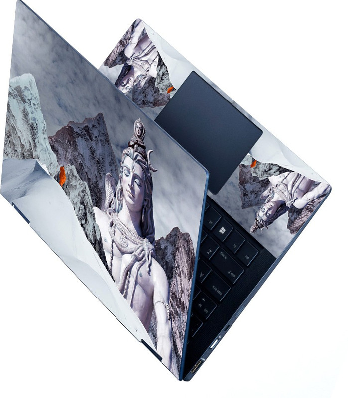 Techfit Full Panel Laptop Skin Sticker Vinyl Fits Size Upto 15.6 inches - Ideas Doodle Self Adhesive Vinyl Laptop Skin Compatible for 15.6 inch(Theme: NA)