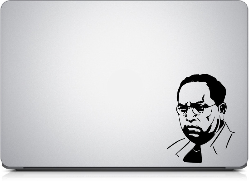 PEACOCKRIDE Legendary Ambedkar Laptop Decal High-Quality adhesive matte finish vinyl Laptop Skin Compatible for 15.1 inch(Theme: Famous Personalities)