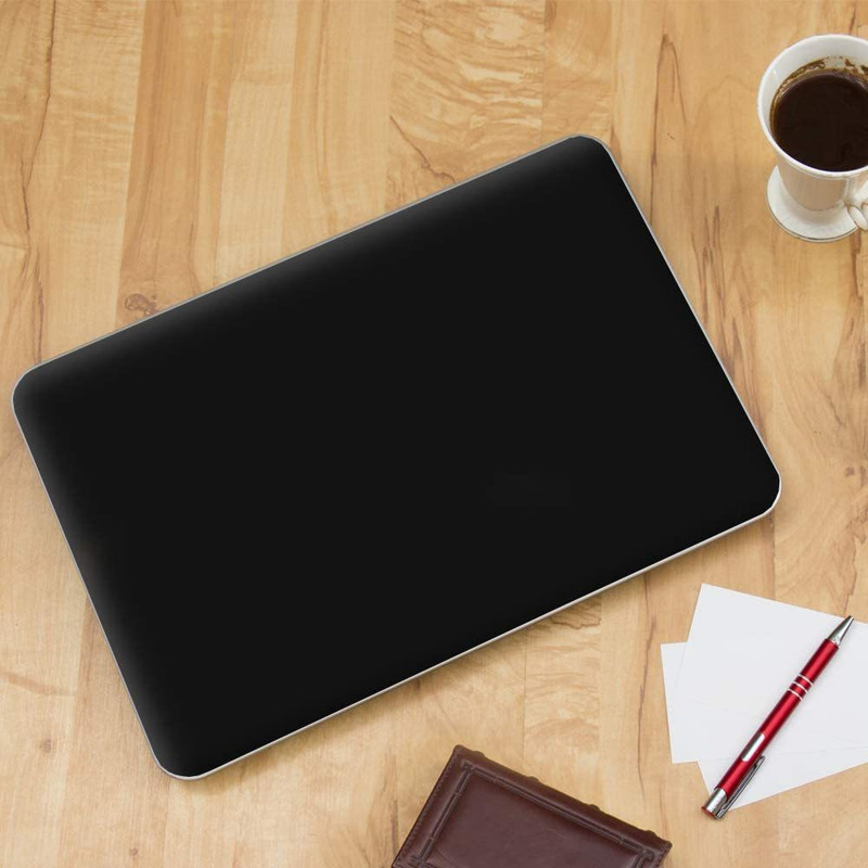 SUPERFAB Laptop Skin Sticker Decal Wrap Sheet 12inch X 18inch Black Gloss Vinyl Laptop Skin Compatible for 15.9 inch(Theme: NA)