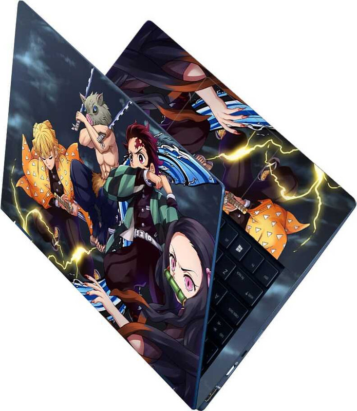 Techfit Full Body Laptop Skin Fits Size Upto 15.6 Inches - The King of Hell Self Adhesive Vinyl Laptop Skin Compatible for 15.6 inch(Theme: Comics & Cartoons)