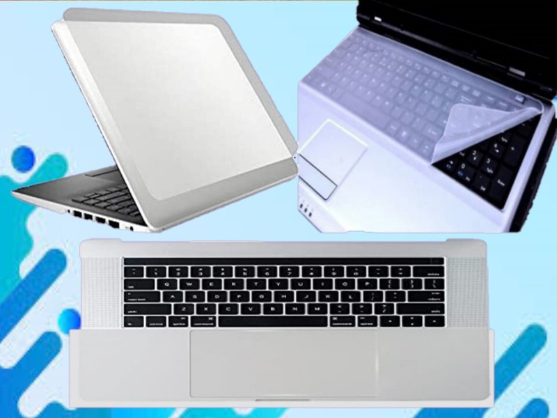 ANJO Lamination Laptop Trackpad-Back Side-Laptop Screen Guard 15.6 Inch Transparent Vinyl Reusable Laptop Skin Compatible for 15.6 inch(Theme: NA)