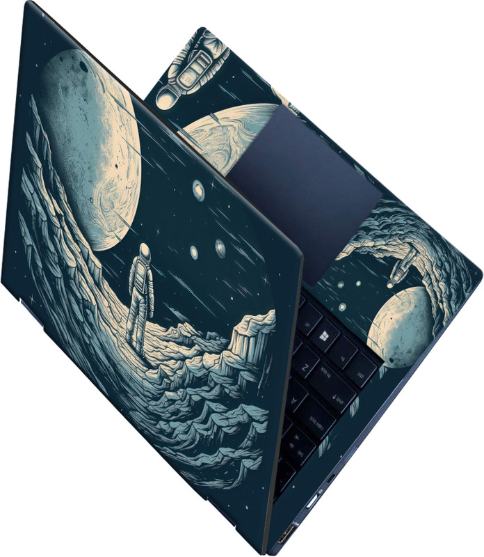 Flipkart SmartBuy _All Panel_Japanese mountain Vinyl Laptop Skin Compatible for 15.6 inch(Theme: Illustrations)