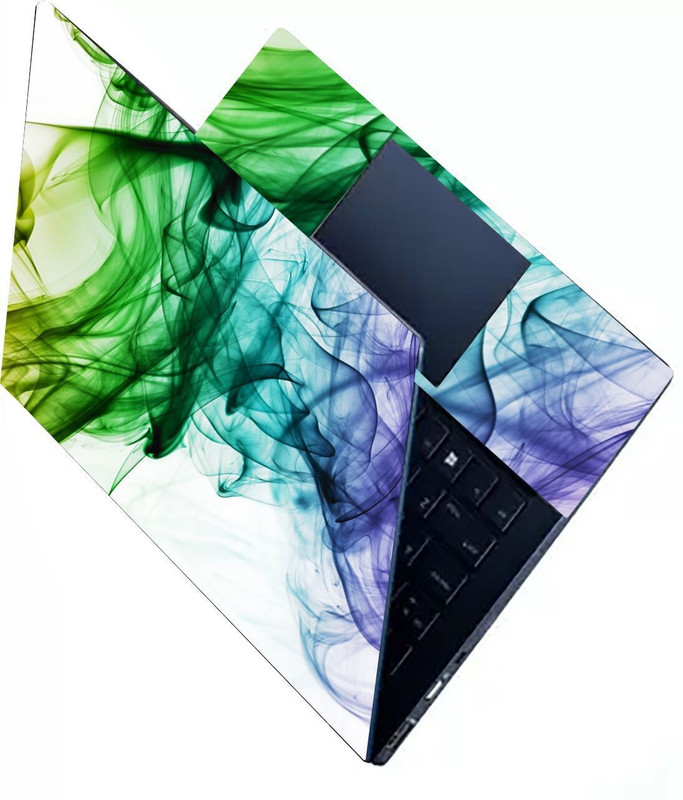 KALARKARI Full Skin/Sticker for Back and Palmrest Portion of -M Multicolor vinyl Laptop Skin Compatible for 15.6 inch(Theme: Illustrations)