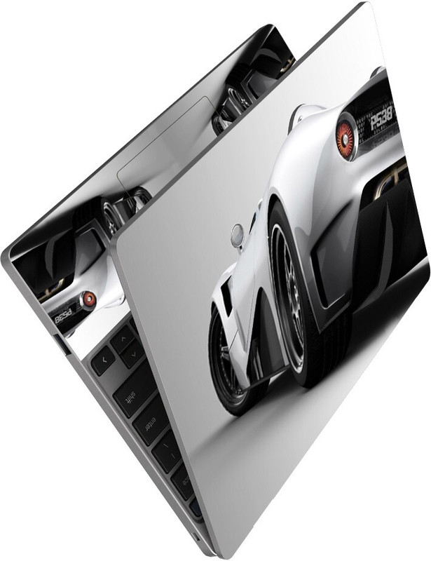 Anweshas Full Panel Laptop Skin Sticker Vinyl Bubble Free, Waterproof - Car Chain Self Adhesive Vinyl Reusable Laptop Skin Compatible for 15.6 inch(Theme: Automobiles)