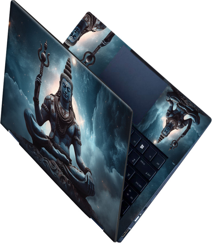 SCOTLON All Panel_Repeating geometric pattern_Premium Laptop Skin Vinyl Laptop Skin Compatible for 15.6 inch(Theme: Illustrations)