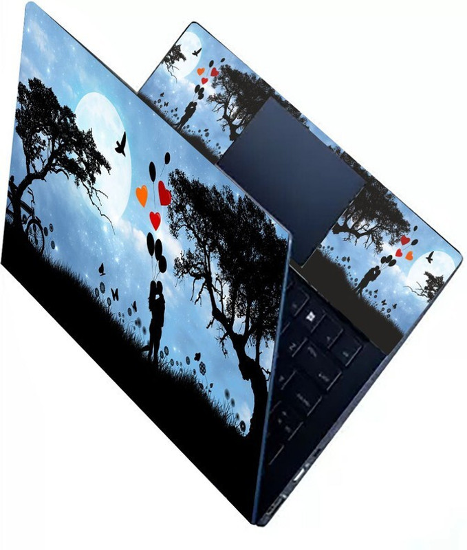 KALARKARI Laptop Skin Cute girl Premium matte finish vinyl HD printed Easy to Install Laptop Skin/Sticker/Vinyl/Cover for all size laptops upto 15.5 inch vinyl Laptop Skin Compatible for 15.6 inch(Theme: Nature)