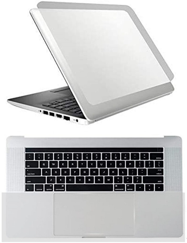 ANJO Laptop Trackpad-Backside Lid-Full Body Skin Sticker Lamination Cover-Transparent Vinyl Reusable Laptop Skin Compatible for 15.6 inch(Theme: NA)