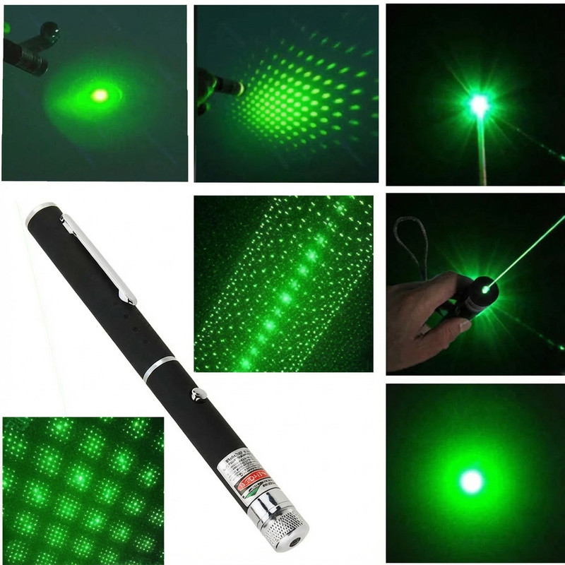 Infojerk Lifestyle Green Laser Light Pen For Presentations | Ultra Powerful Focus Laser Pointer(100 nm, Green)