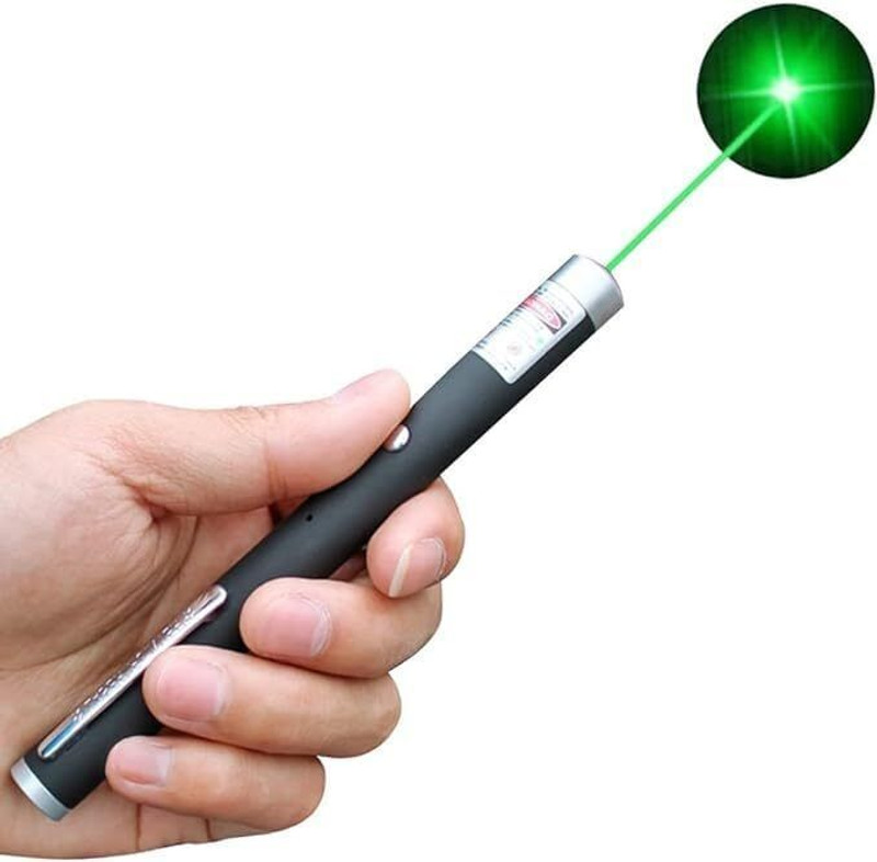 Naridream Multipurpose laser light green disco light pointer adjustable antena cap(532 nm, green)