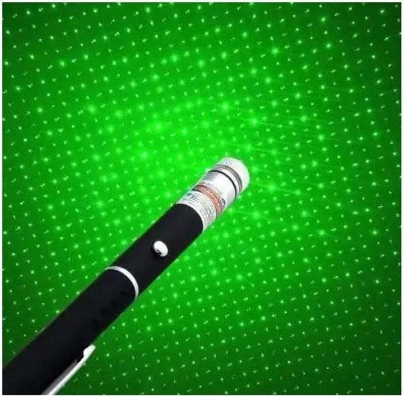 HASRU Green Laser Disco Pointer Pen with Adjustable Cap(532 nm, GREEN)