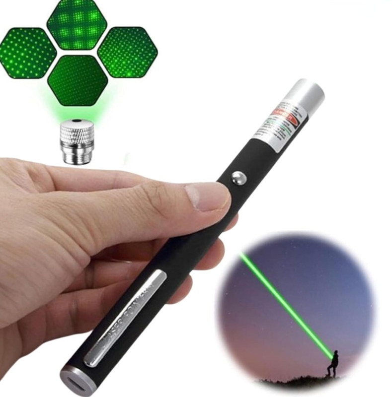 GLOWISH MINI POCKET PEN SIZED LONG RANGE GREEN LED LASER POINTER(400 nm, GREEN)