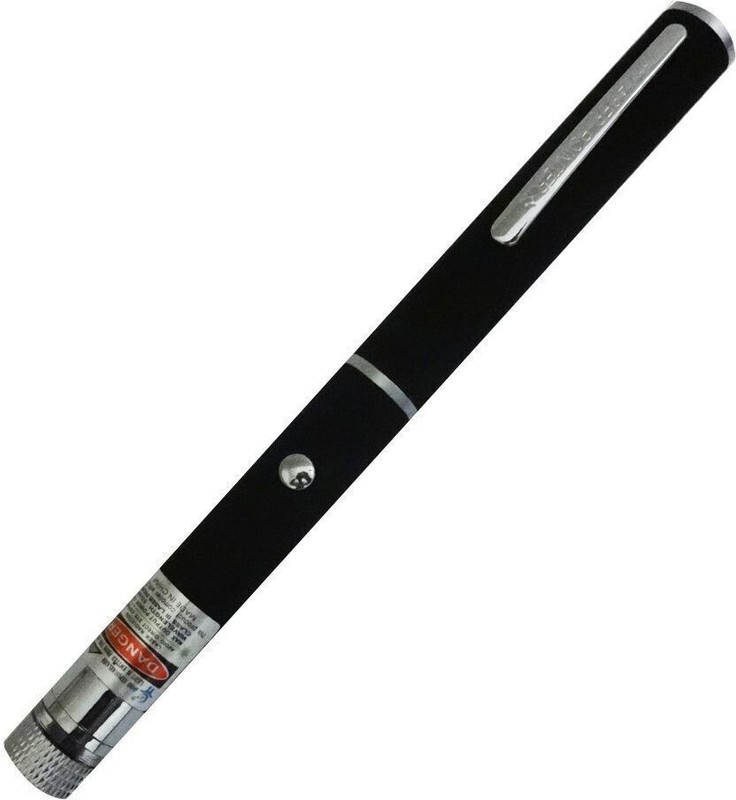 ASR Heavy duty Laser pointer with cell for office and presentation use-Green(532 nm, Green)