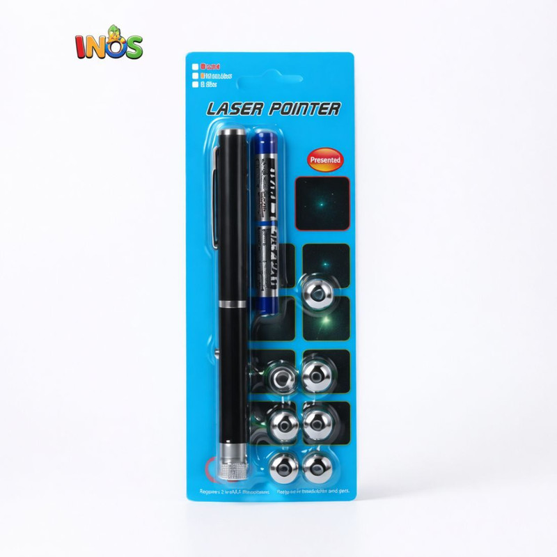 INOS Laser Light Disco Powerful Battery Powered |Multi-Purpose Green Laser Pointer(800 nm, green)