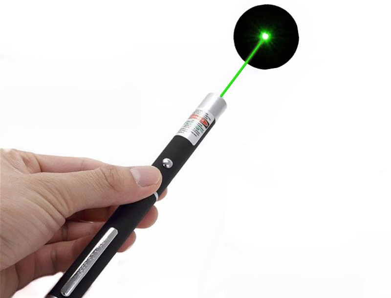 WAWA Green Laser Stylish Disco Light Pointer Pen with Adjustable Cap Heavy Beam W45(532 nm, Green)