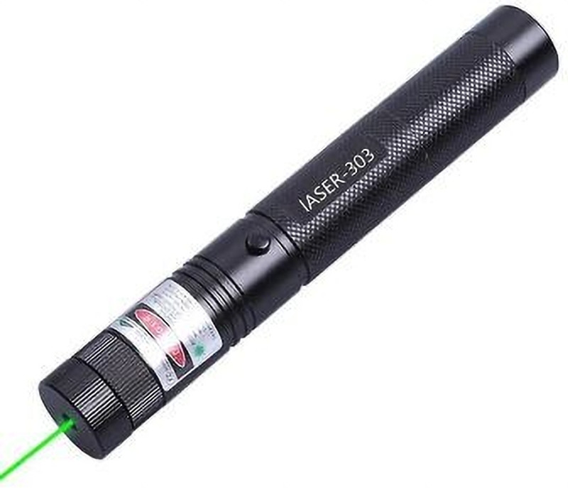 Manboc Green Laser Pointer Rechargeable – 10 Km, with charging adapter(532 nm, Green)