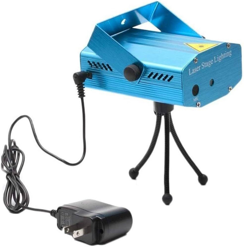 Arceus Mini LED Dj Disco 12 Mode Combination, Stage Sound Activated Projector(532 nm, Blue, Green, Red)