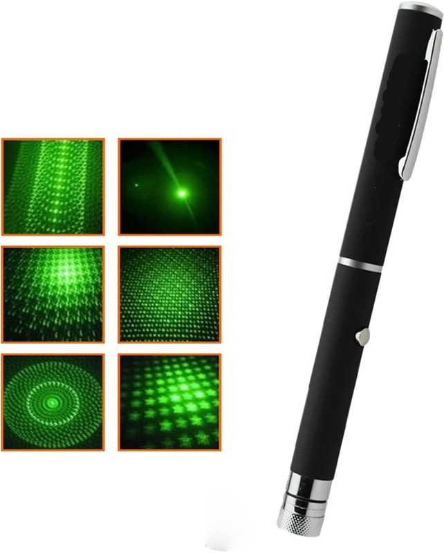 MILLENSIUM Green Laser Light Pointer with Different Modes | Long Range Distance | Party(659 nm, Green)