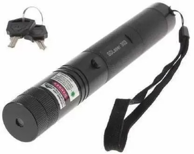 Anushka Toys Toys Laser Pointer Torch with Emergency LED Lights with Hook and Batteries(532 nm, Green)