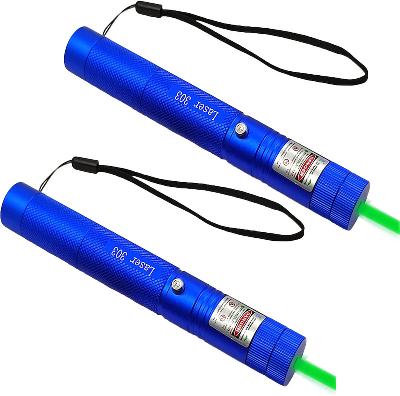 NG MART Blue Laser Pointer FOR GAMING & FUN LEASER LIGHT BLUE PACK OF - 2(450 nm, MULTICOLOUR)