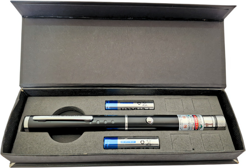 OPAC Laser Light Pen Green Beam Multipurpose Laser Pointer Beam Ultra Powerful(650 nm, Green beam, Green design pattern)