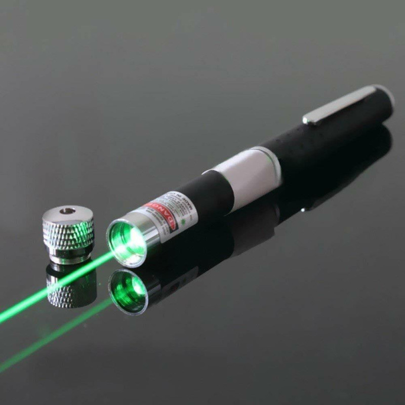 Retail Flefly Green Multipurpose Laser Light Disco Pointer Pen 1 pc(530 nm, Green)