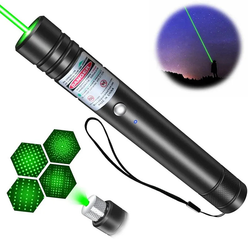 MOBIZAC Pen Laser Pointer 1000nm Long Range Green Laser Light for Kids and Presentation(1000 nm, Green)