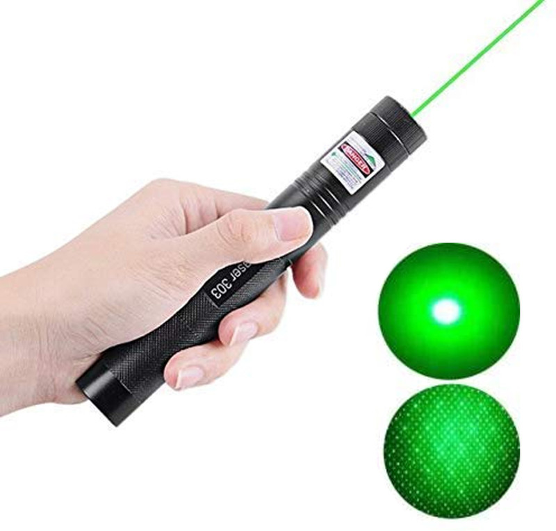 Point Zero Rechargeable Green Laser Pointer PartyDisco Light with Star Head Adjustable Cap(650 nm, GREEN)
