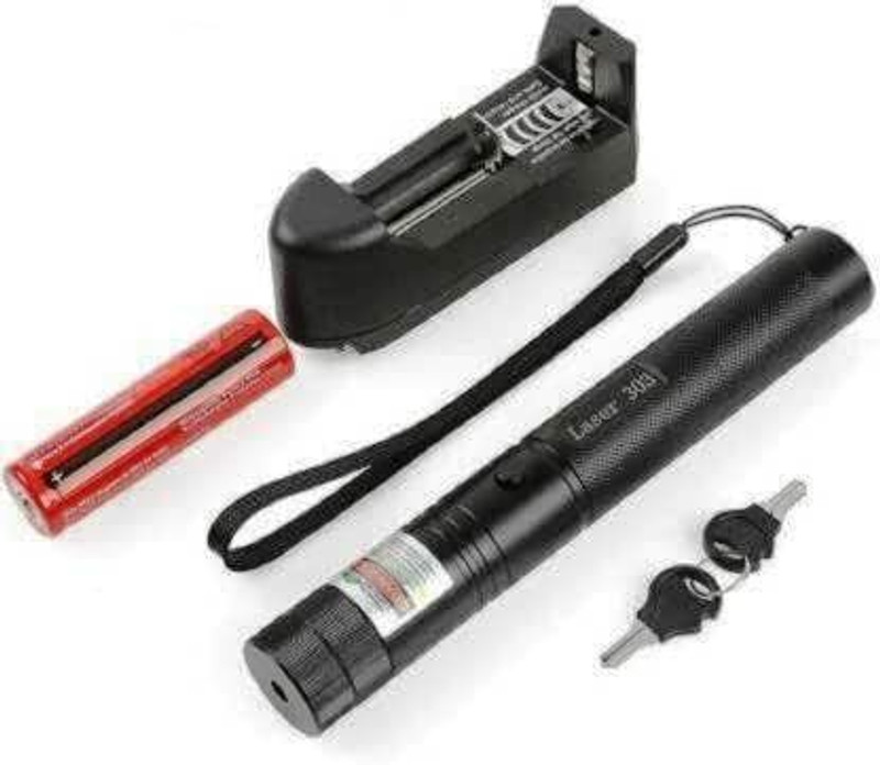 PICSTAR Metal High Powered Military Burning Green Laser Pointer 100Nm Power(532 nm, Green)
